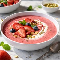 B B Cold Strawberry Soup