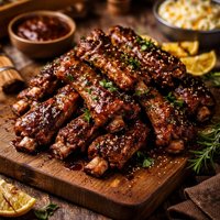 B B Q Lamb Riblets