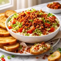 B L T Dip Bacon Lettuce and Tomato Blt