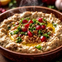 Baba Ghanouzh Arabian Style Roasted Eggplants