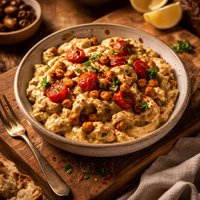 Babganoush Hummus Pasta Vegan