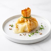 Baby Brie Wedge in Phyllo