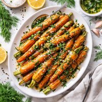 Baby Carrots with Dill Butter