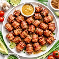Bacon-Wrapped Sausage Bites