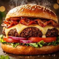 Bacon and Cheese Burger