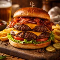 Bacon Double Cheeseburger