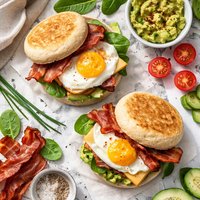 Bacon Egg and Cheese English Muffin