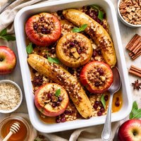 Baked Apples and Bananas