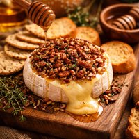 Baked Brie with Honey and Pecans