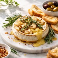 Baked Camembert with Garlic and Rosemary