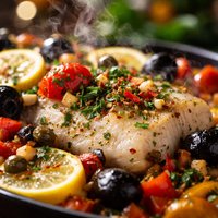 Baked Fish with Vegetables