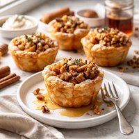 Baked Maple Apple Pie Cups