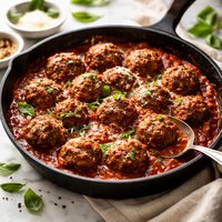 Baked Meatballs in Tomato Sauce