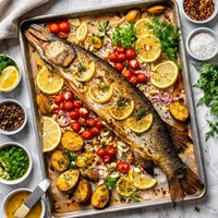 Baked Muskellunge Muskie Musky