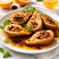 Baked Pears with Orange Cinnamon Sauce
