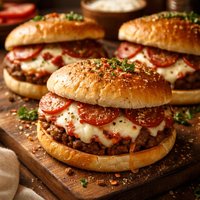 Baked Pizza Burgers