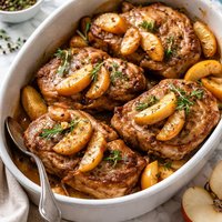 Baked Pork Chops with Cinnamon Apples