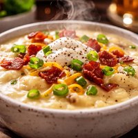 Baked Potato Soup for a Crowd