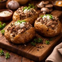 Baked Potatoes Stroganoff
