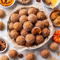 Baked Pumpkin Doughnut Holes