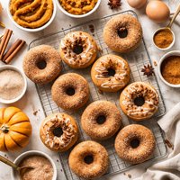 Baked Pumpkin Doughnuts