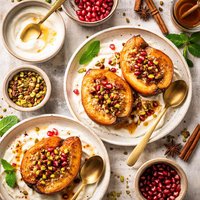 Baked Quince with Yoghurt