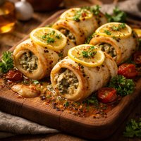 Baked Rolled Sole