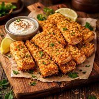 Baked Salmon Fish Sticks