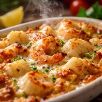 Baked Seafood Au Gratin
