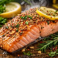 Baked Seasoned Salmon