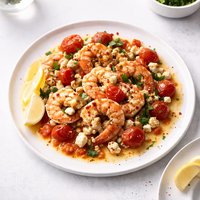 Baked Shrimp with Tomatoes and Feta