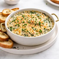 Baked Spinach Crab and Artichoke Dip