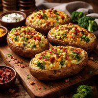 Baked Stuffed Broccoli Taters