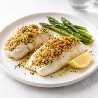 Baked Stuffed Haddock Filets