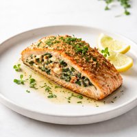 Baked Stuffed Salmon