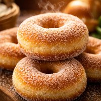 Baked Sugar Doughnuts Bread Machine