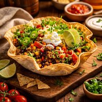 Baked Taco Bowl Salad