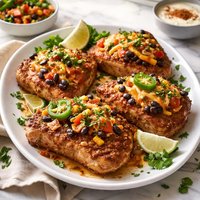 Baked Tex Mex Loin Chops
