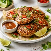 Baked Thai Chicken Cakes
