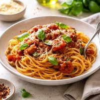 Baked Tomato Sauce with Pasta