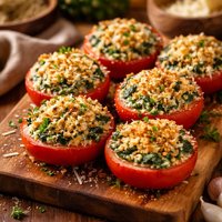 Baked Tomatoes Rockefeller