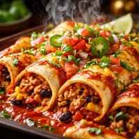 Baked Turkey Enchiladas