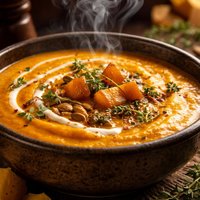Baked Winter Squash Soup