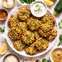 Baked Zucchini Potato Latkes