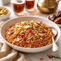 Balalit Saweeya or Seviyan Sweet Vermicelli Breakfast
