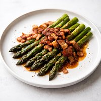 Balsamic Asparagus with Bacon Yum