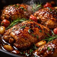 Balsamic Braised Chicken with Honey