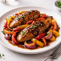Balsamic Chicken and Peppers