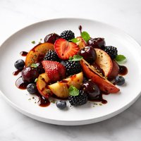 Balsamic Glazed Fruit Michael Chiarello
