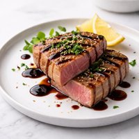 Balsamic Glazed Tuna Steaks